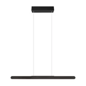 Lampy sufitowe - Czarna lampa wisząca LED Helios – Trio - miniaturka - grafika 1