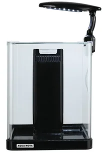 AQUA NOVA Akwarium NANO 21L LED filtr i oświetlenie Czarny - Akwaria i zestawy akwarystyczne - miniaturka - grafika 1