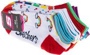Skarpetki dla dzieci - Skechers 6pk Girls No Terry S115376-MULT Rozmiar: 31-34 - miniaturka - grafika 1
