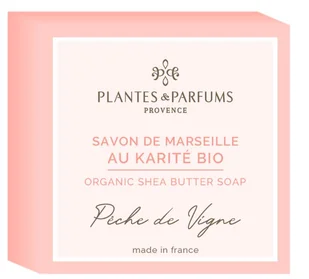 Plantes & Parfums- Savon De Marseille Au Karite Bio, Mydło marsylskie, 100g - Mydła - miniaturka - grafika 1