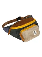 Torby męskie - MaxiMo Saszetka w kolorze jasnobrązowo-granatowym - 26 x 18 cm - miniaturka - grafika 1