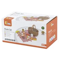 Zabawy w naśladowanie dorosłych - Viga 44676 Zestaw piknikowy z koszem - miniaturka - grafika 1