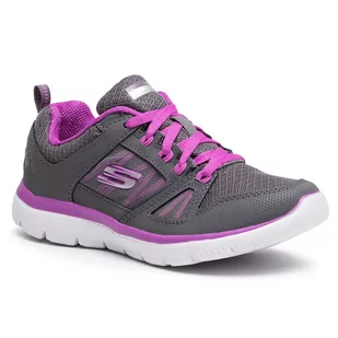 Skechers Buty New World 12997/CCPR Charcoal/Purple - Buty sportowe damskie - miniaturka - grafika 1