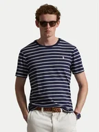 Koszulki męskie - Polo Ralph Lauren T-Shirt 710B16648001 Granatowy Regular Fit - miniaturka - grafika 1