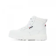 Buty trekkingowe damskie - Damskie buty sportstyle przejściowe FILA GRUNGE II MID - białe - miniaturka - grafika 1