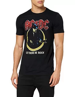 Koszulki męskie - DC AC AC T-shirt męski czarny Rock (04) 04-3XL ACDCTSHIRT-04-3XL - grafika 1