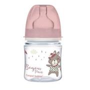 Butelki dla niemowląt - Helbo Butelka szeroka antykolkowa 120ml PP Easy Start Bonjour - miniaturka - grafika 1
