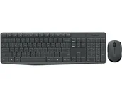Zestawy myszka + klawiatura - Logitech MK235 klawiatura Dołączona myszka RF Wireless Portugalski Szary - miniaturka - grafika 1