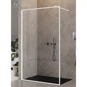 New Trendy EXK-2221 KABINA NEW MODUS WHITE WALK-IN U 70x200 CZYSTE 8mm ACTIVE SHIELD - Kabiny prysznicowe - miniaturka - grafika 1