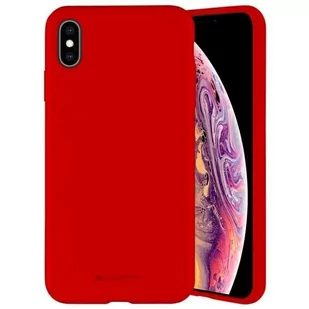 Mercury Silicone Samsung S21+ G996 czerwony/red - Etui i futerały do telefonów - miniaturka - grafika 1