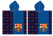 Okrycia kąpielowe dla dzieci - RĘCZNIK PONCHO 60x120 FC Barcelona - miniaturka - grafika 1