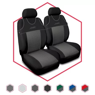 Auto-Dekor Koszulki Pokrowce samochodowe Stylus Popiel 3 AUT21P3 - Pokrowce na fotele - miniaturka - grafika 1