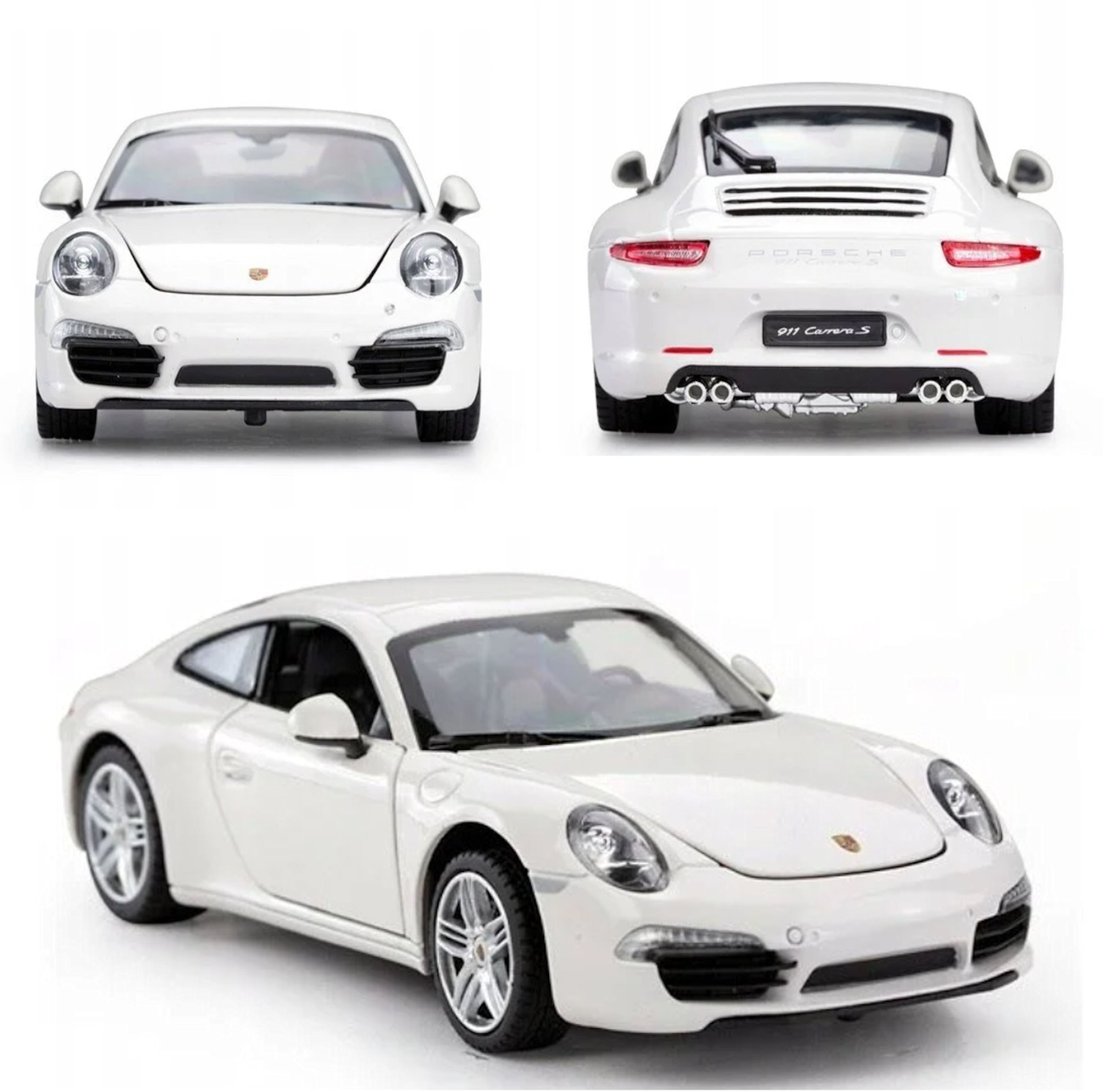 Coil Samochód model kolekcjonerski porsche 911 biały 1:24