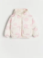 Kurtki i płaszcze dla dziewczynek - Reserved - Kurtka z puchem naturalnym - wielobarwny - miniaturka - grafika 1
