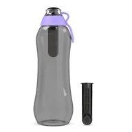 Butelki filtrujące - Butelka filtrująca Dafi SOFT 0,7 lavender zbiornik czarny 2 wkłady - miniaturka - grafika 1