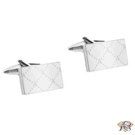 Spinki do mankietów i krawatów - Spinki do koszuli - srebrne rodowane Ag 925 SP037 - miniaturka - grafika 1