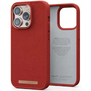 Njord by Elements Etui zamszowe do iPhone 14 Pro Max Burnt Orange Comfort+ - Etui i futerały do telefonów - miniaturka - grafika 1