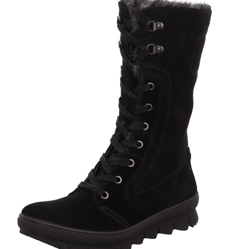 Legero Damskie śniegowce Novara Gore-Tex z ciepłą podszewką, czarne 0000, 37 EU, czarny 000, 37 EU