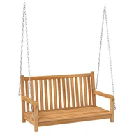 Huśtawki - Huśtawka ogrodowa z litego drewna tekowego D6-G24 - miniaturka - grafika 1