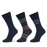 Skarpetki męskie - Skarpety długie Tommy Hilfiger 701235376 Granatowy - miniaturka - grafika 1