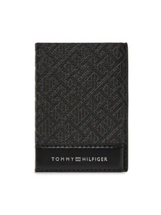 Tommy Hilfiger Etui na karty kredytowe Monogram AM0AM12783 Czarny - Etui na dokumenty i karty - miniaturka - grafika 1