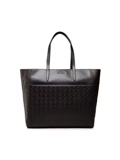 Torebki damskie - Calvin Klein Torebka Mono Mix Shopper W/Laptop Pouch K60K608423 Brązowy - grafika 1