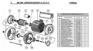DESDEA Wciągarka elektryczna linowa budowlana 300kg/30m + sterowanie ręczne 1,5m (udźwig: 300kg) 08179950 - Wciągarki - miniaturka - grafika 14