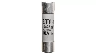 Eti-Polam Wkładka bezpiecznikowa cylindryczna PV 10x38mm 10A gPV 1000V DC CH10 002625105 002625105 - Bezpieczniki elektryczne - miniaturka - grafika 1
