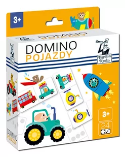 Edgard Domino Pojazdy Kapitan Nauka - Gry planszowe - miniaturka - grafika 1