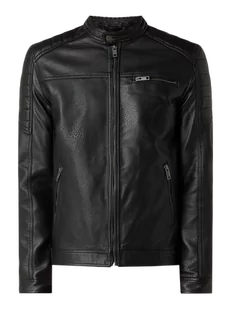 Kurtka w stylu Biker model ‘Rocky’ - Kurtki męskie - miniaturka - grafika 1