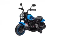 Pojazdy elektryczne dla dzieci - Motorek Chopper FASTER Niebieski - miniaturka - grafika 1