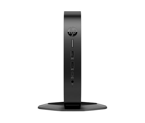HP Elite t655 - Thin Client - SFF - 1 x Ryzen Embedded R2314 / 2.1 GHz - RAM 8 GB - Flash 32 GB - eMMC - Radeon Graphics - 1 GbE ThinPro - Monitor: brak, klawiatura: niemiecki