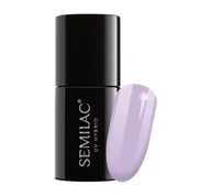 Lakiery hybrydowe - Semilac Baza Extend 811 Top Kolor 5w1 Pastel Lavender 7ml - miniaturka - grafika 1