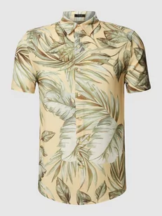 Koszula casualowa o kroju slim fit we wzory na całej powierzchni - Koszule męskie - miniaturka - grafika 1