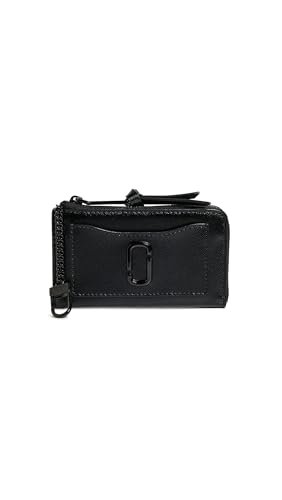 MARC JACOBS The Top Zip Multi Wallet, Portfele Damskie, Jeden Rozmiar, czarne, Taglia Unica