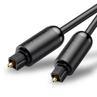 Kable - UGREEN AV122 Kabel optyczny Toslink Audio aluminiowy z oplotem 3m czarny) - miniaturka - grafika 1