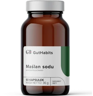 GUTHABITS MAŚLAN SODU KWAS MASŁOWY 60 KAPSUŁEK - Układ pokarmowy - miniaturka - grafika 1