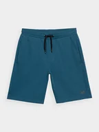 Spodenki męskie - 4F, Spodenki dresowe męskie, 4FSS23TSHOM156-32S, Denim, rozmiar M - miniaturka - grafika 1