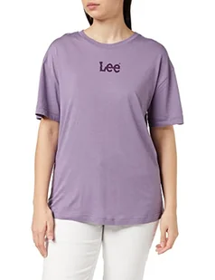 Lee Koszulka damska Relaxed Crew Tee, sprany fioletowy, S - Koszulki i topy damskie - miniaturka - grafika 1