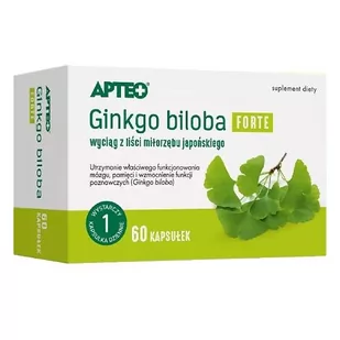 Synoptis SYNOPTIS PHARMA Ginkgo biloba FORTE 100 mg 60 kapsułek Wysyłka kurierem tylko 10,99 zł - Suplementy naturalne - miniaturka - grafika 1