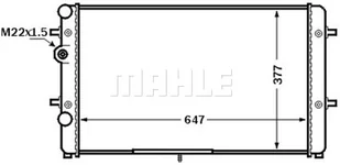 Chłodnica, układ chłodzenia silnika Mahle CR 1512 000S - Układ chłodzenia - akcesoria - miniaturka - grafika 1