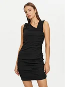 Sukienki - ONLY Sukienka koktajlowa Fox 15333775 Czarny Slim Fit - miniaturka - grafika 1