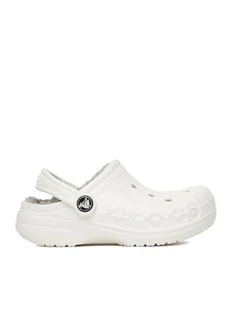 Crocs Klapki C-BAYA LINED CLOG K 207500-11H Biały - Buty dla dziewczynek - miniaturka - grafika 1