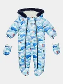 Kombinezony dla dzieci - Guess Kombinezon zimowy P3BG05 WEGY0 Niebieski Regular Fit - miniaturka - grafika 1