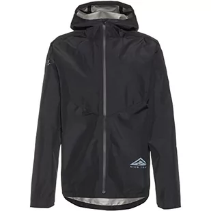 Nike DM4659-010 M NK Trail Jacket Gore-Tex Długi sweter Black/Dk Smoke Grey XL - Koszulki męskie - miniaturka - grafika 1