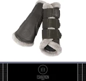 Akcesoria jeździeckie - Eskadron Ochraniacze GLITTER MESH FAUXFUR Essence 2022 - darkolive - miniaturka - grafika 1