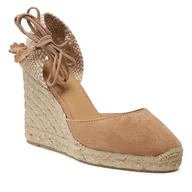 Espadryle damskie - Espadryle Castañer Carina/8/007 021740-2008 Beżowy - miniaturka - grafika 1