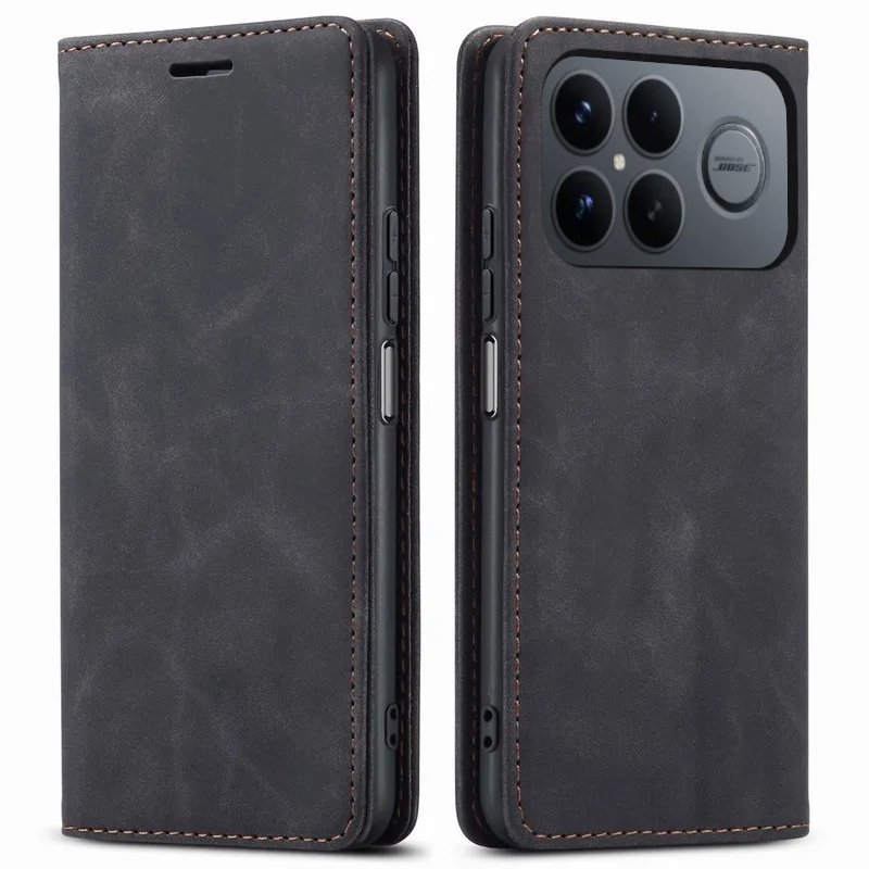 Etui do Poco F8 Ultra 5G PORTFELOWE SKÓRZANE ZAMYKANE NA KLAPKĘ