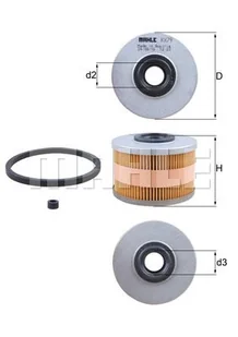 Filtr paliwa Mahle KX 79D - Filtry paliwa - miniaturka - grafika 1