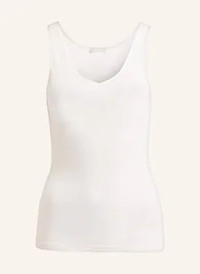Hanro Top Woolen Silk weiss - Koszulki i topy damskie - miniaturka - grafika 1